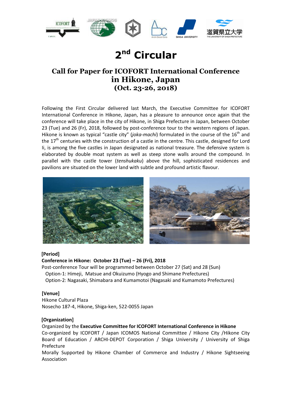 2Nd Circular ICOFORT International Conference in Hikone.Pdf