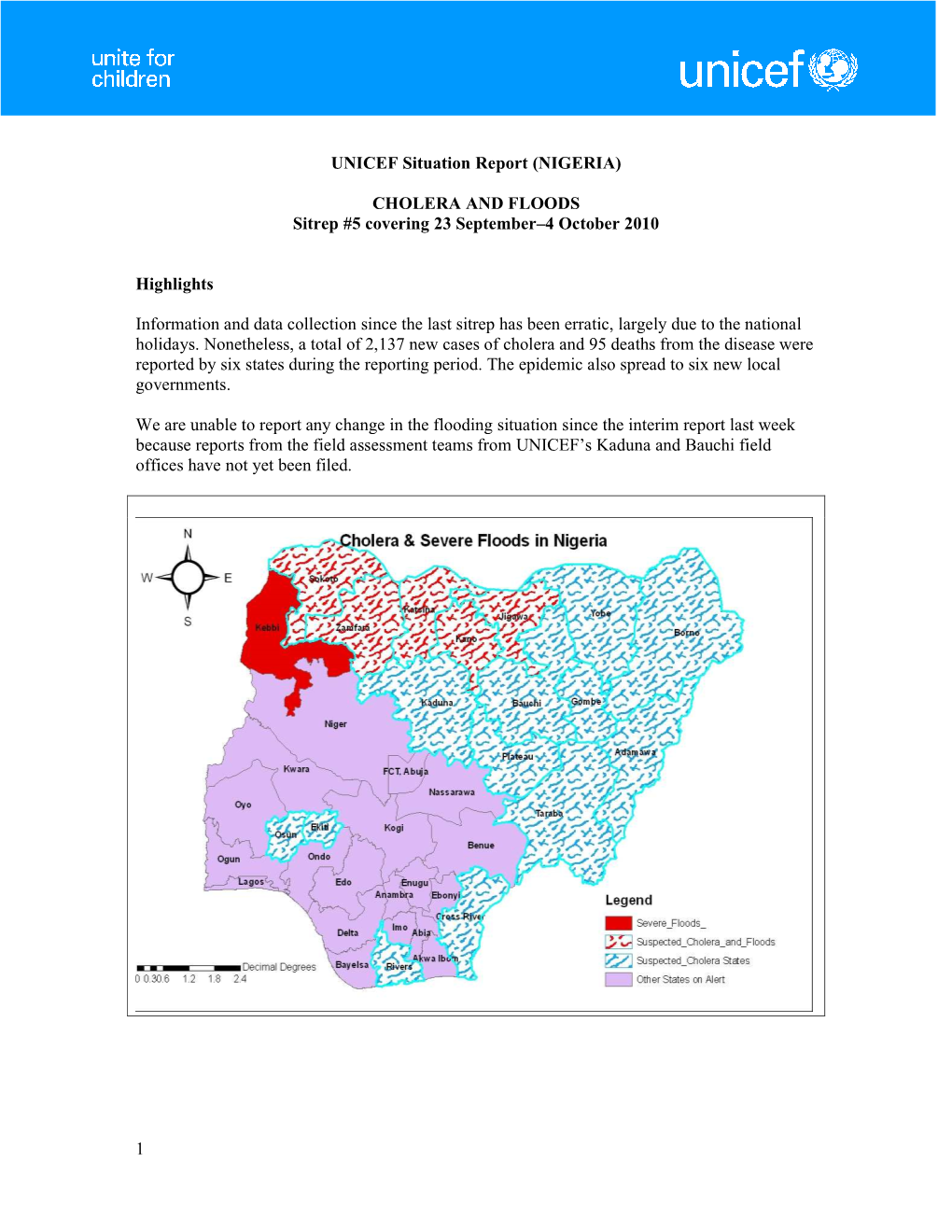 Nigeria Sitrep #6