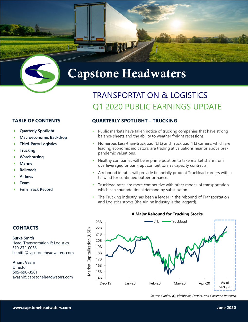 Capstone Headwaters Transportation & Logistics Public Company