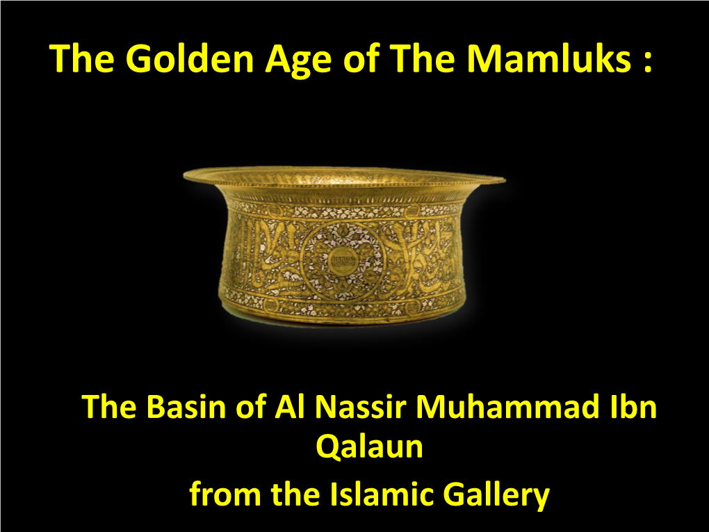 The Golden Age of the Mamluks