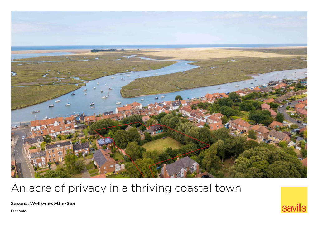 An Acre of Privacy in a Thriving Coastal Town