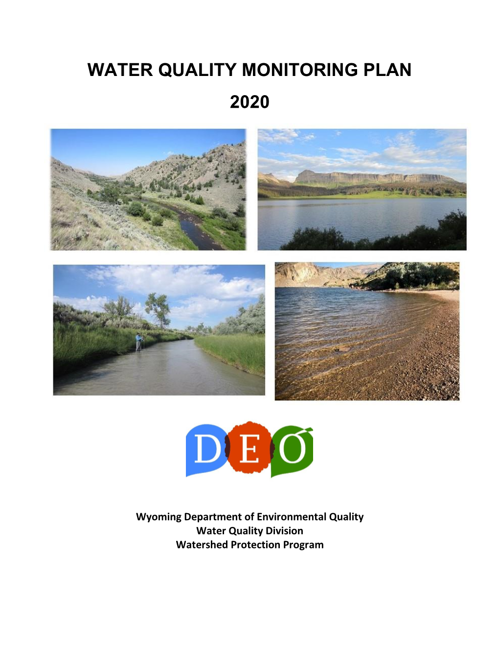 Water Quality Monitoring Plan 2020