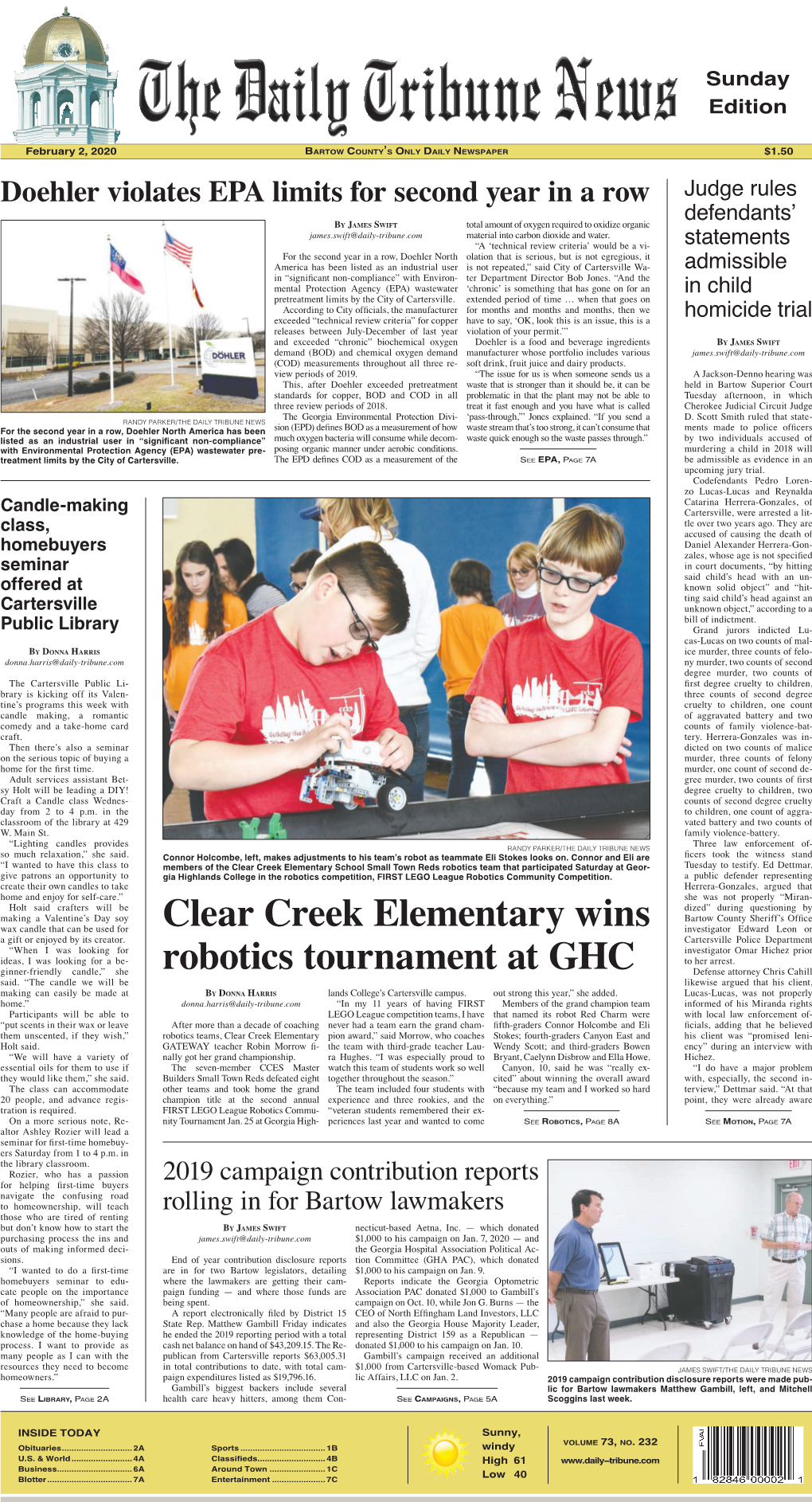 Clear Creek Elementary Wins Robotics Tournament At