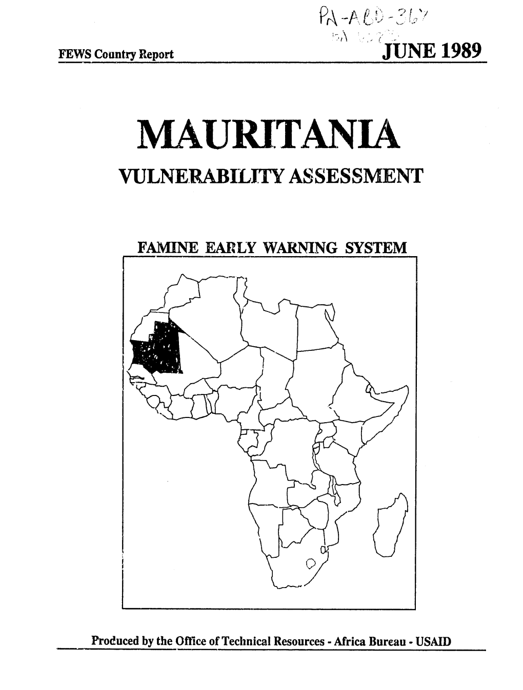 Mauritania Vulnerability Assessment