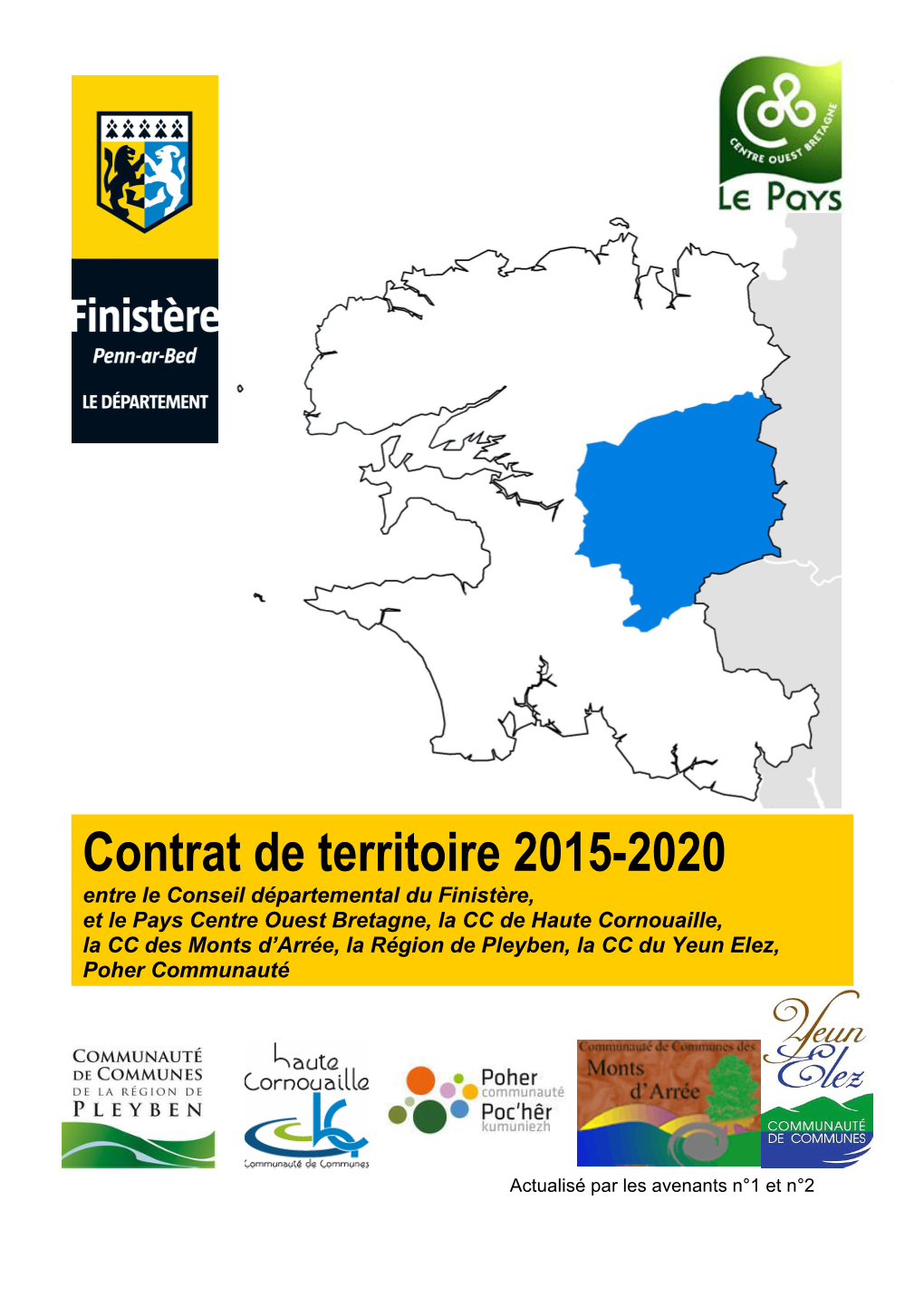 Contrat De Territoire 2015-2020