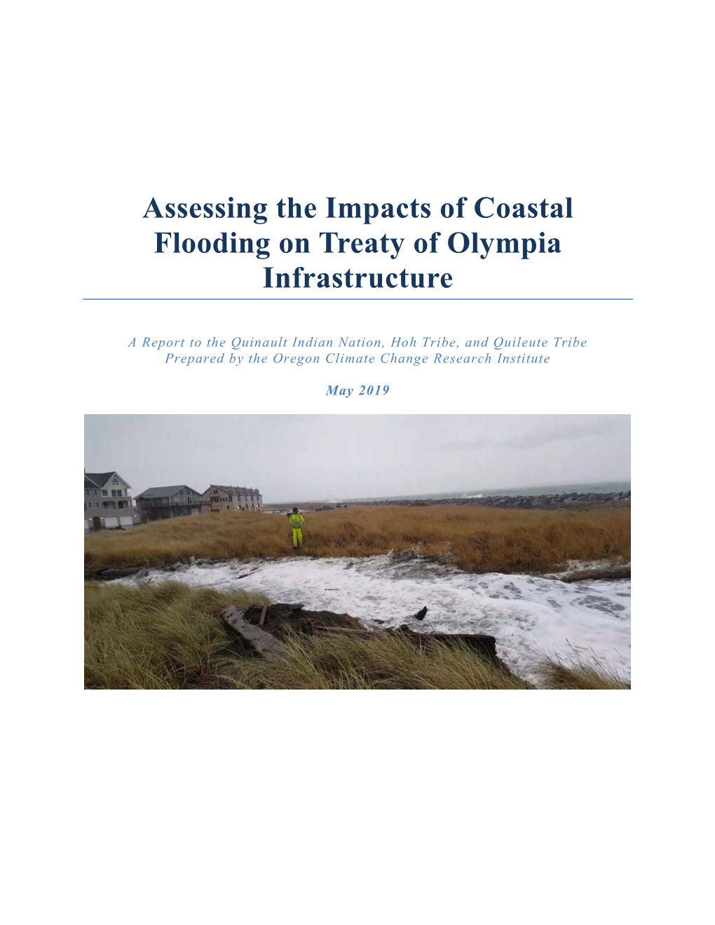 Assessing the Impacts of Coastal Flooding on Treaty of Olympia Infrastructure