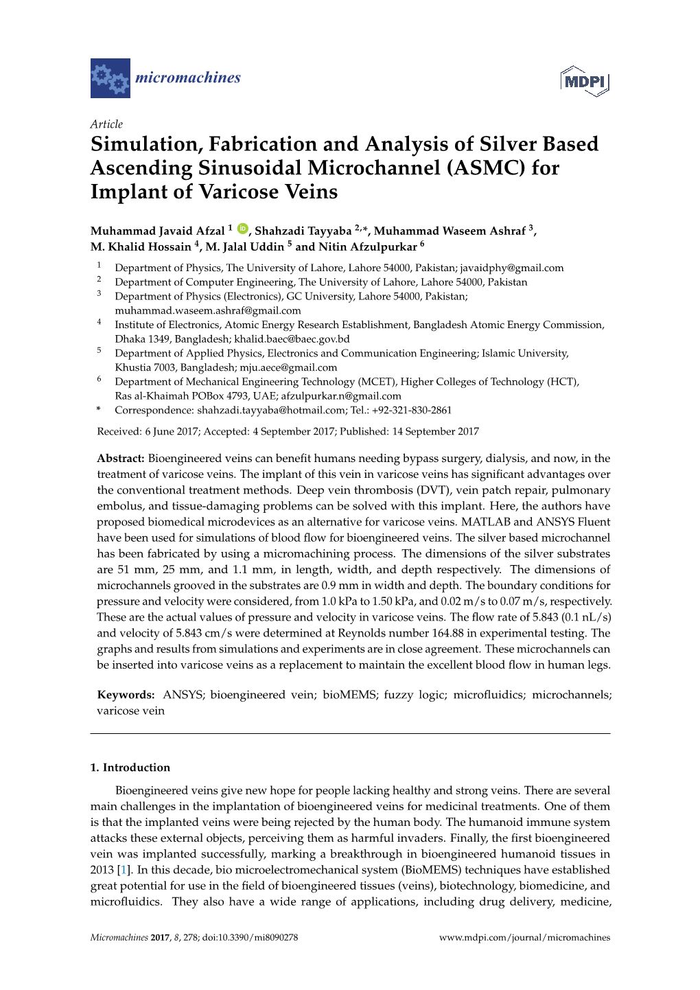 (ASMC) for Implant of Varicose Veins