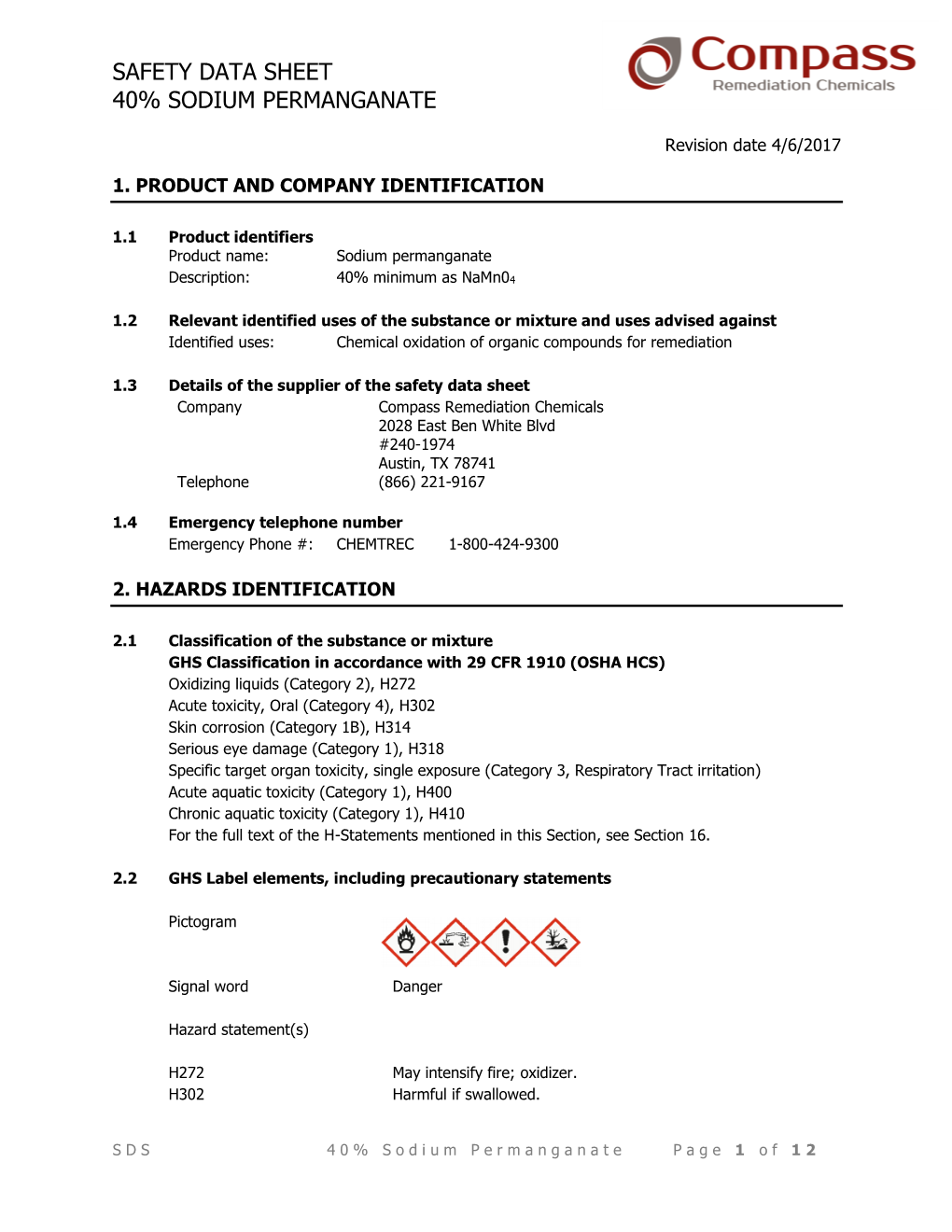 Sodium Permanganate