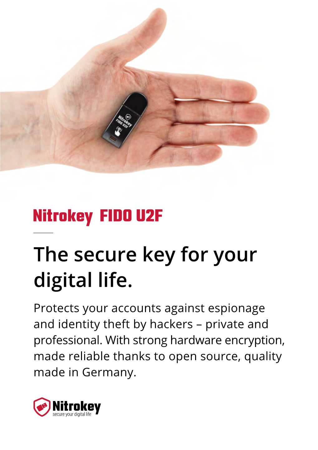 The Secure Key for Your Digital Life. Protects Your Accounts Against Espionage and Identity Theft by Hackers – Private and Professional