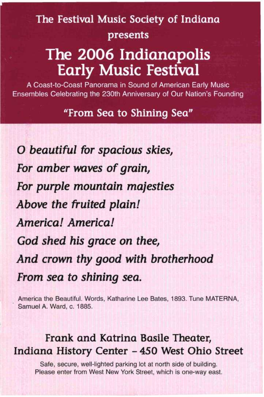 Viola Da Gamba and Voice Elizabeth Brown, Baroque Guitar August Denhard, Theorbo, Baroque Guitar, and Lute Special Guest: Jack Ashworth, Violin