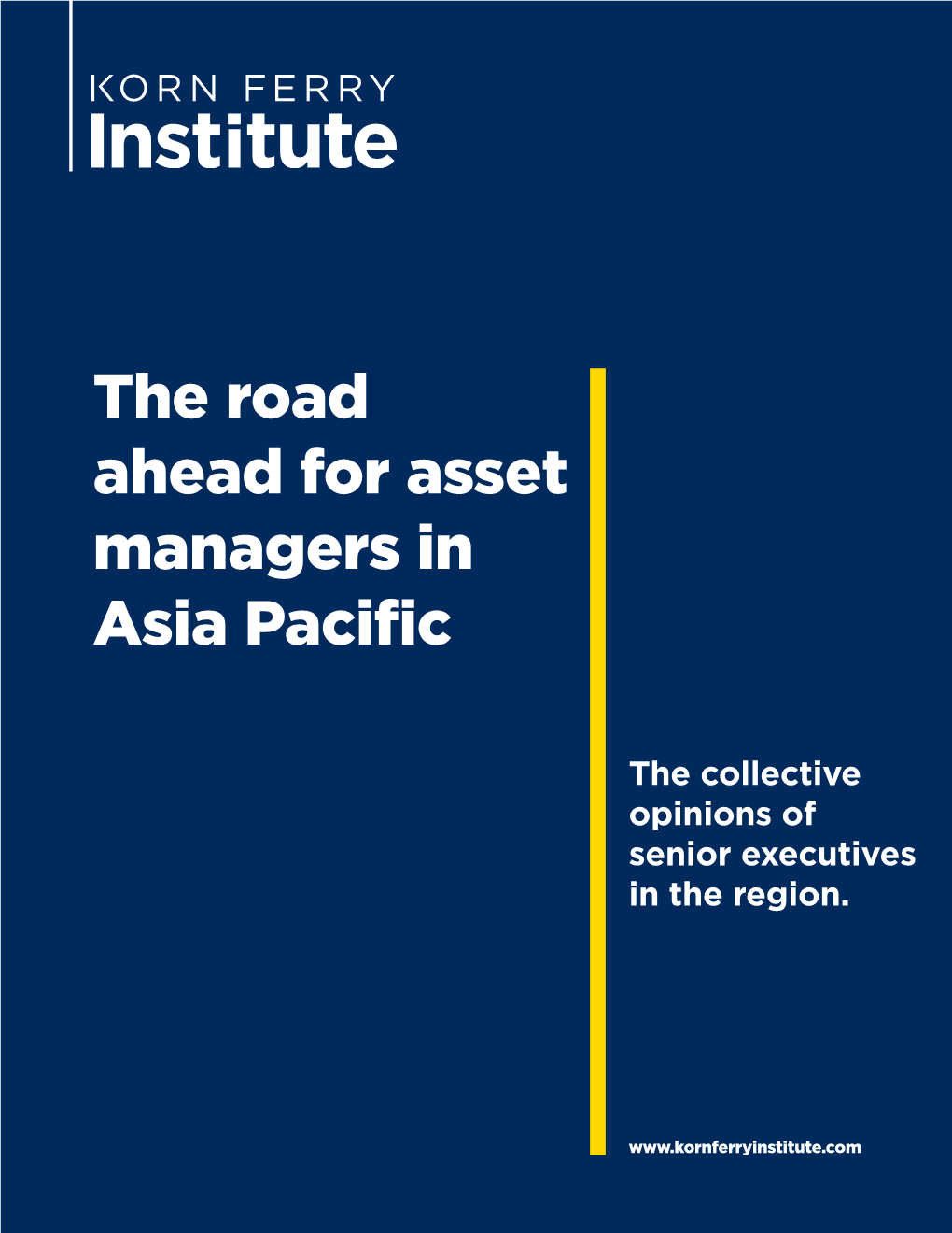 The Road Ahead for Asset Managers in Asia Pacific