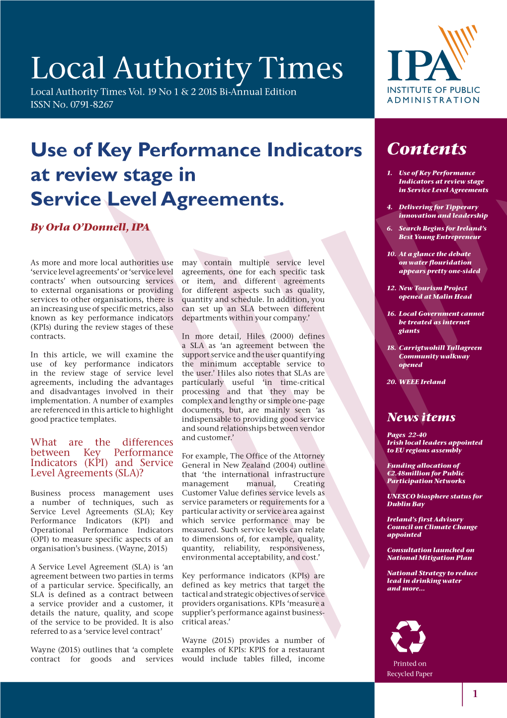 Local Authority Times Local Authority Times Vol