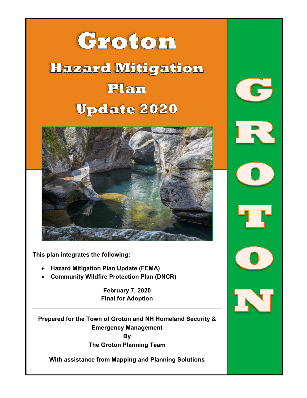 Groton Hazard Mitigation Plan Update 2020