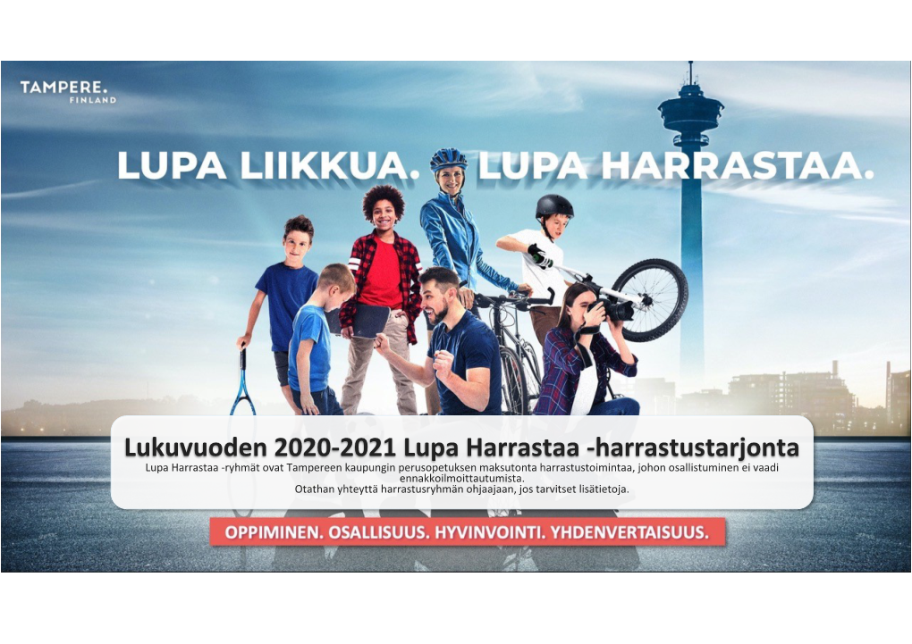 Lupa Harrastaa 2020-2021 Esite