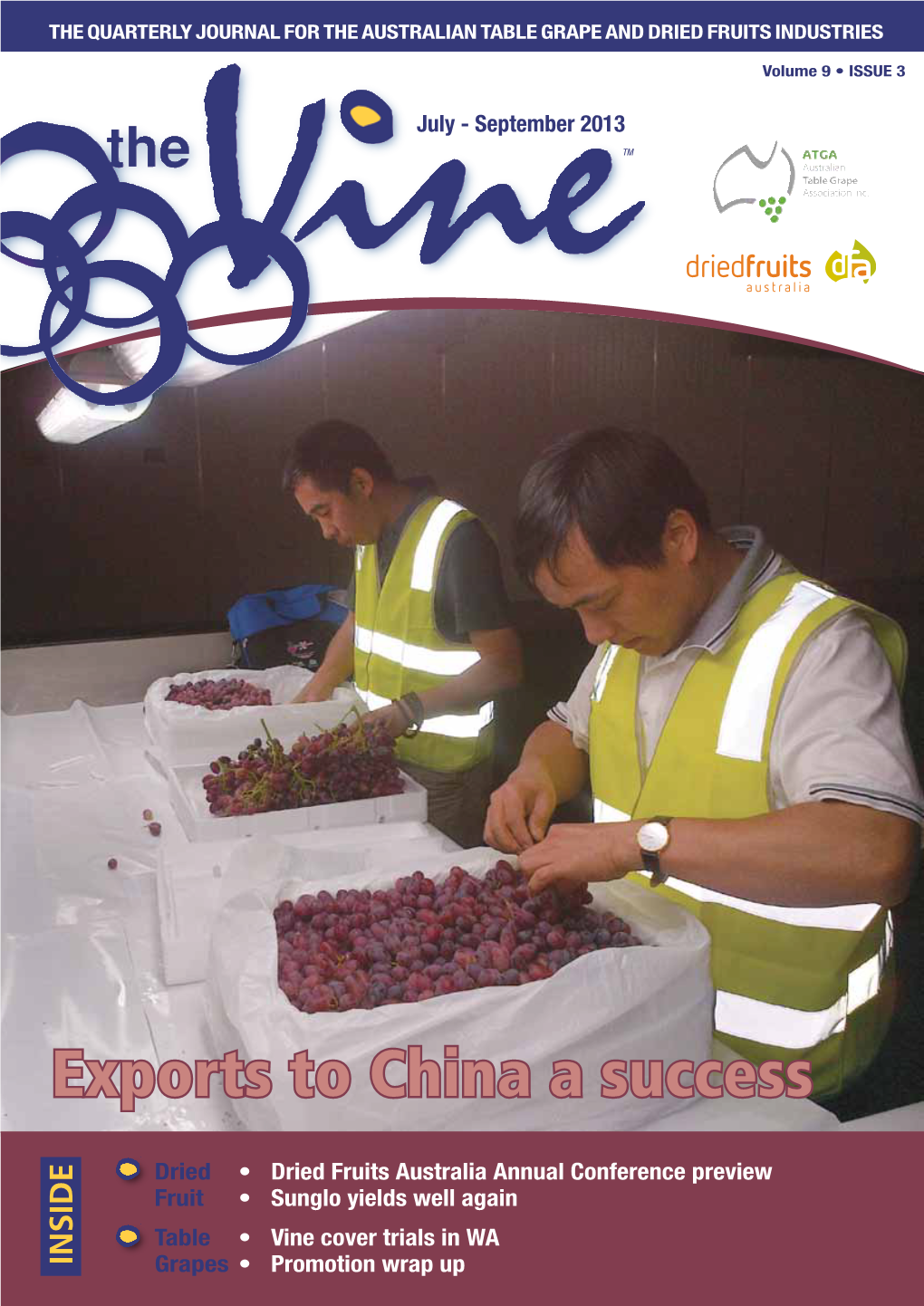 Exports to China a Success