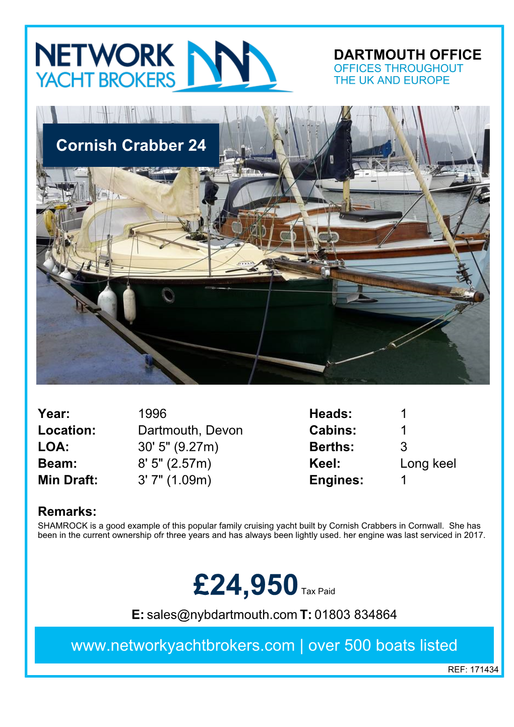 171434 Cornish Crabber 24