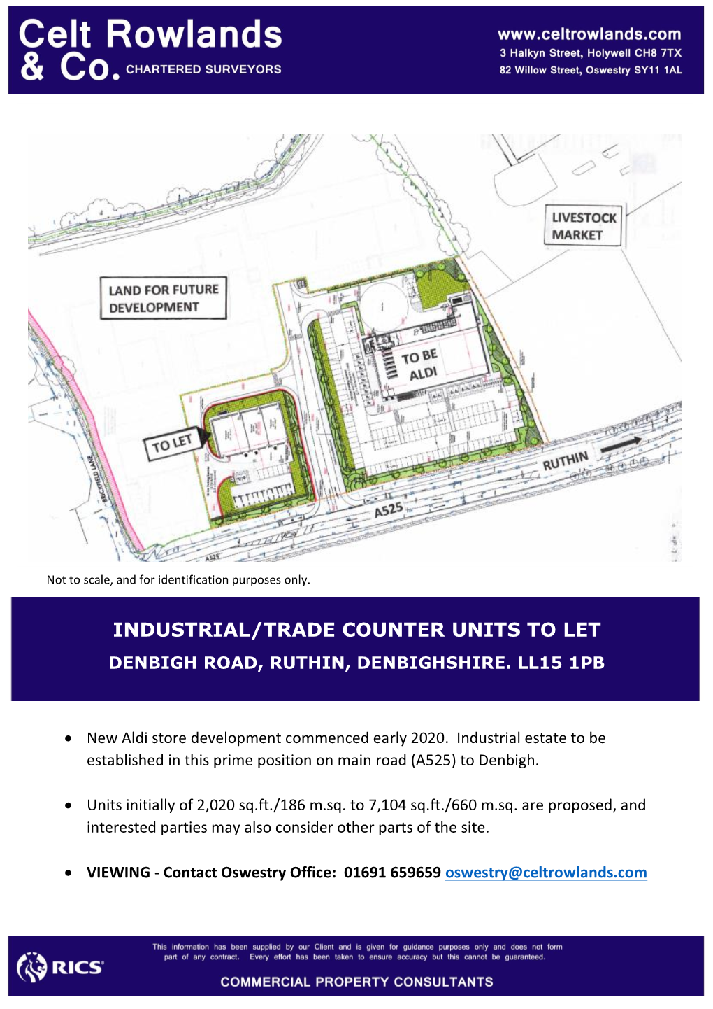 Industrial/Trade Counter Units to Let Denbigh Road, Ruthin, Denbighshire