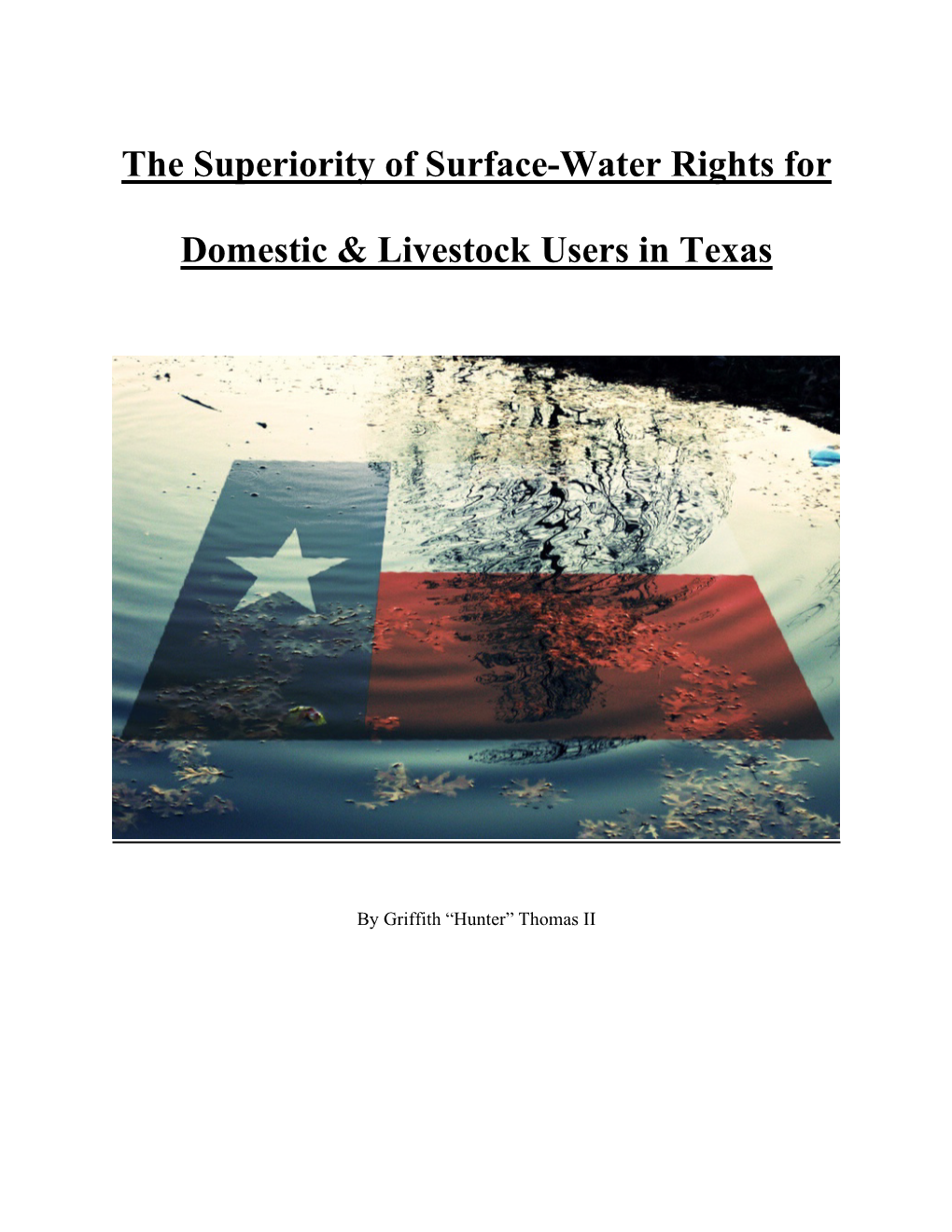 Texas Surface Water Rights