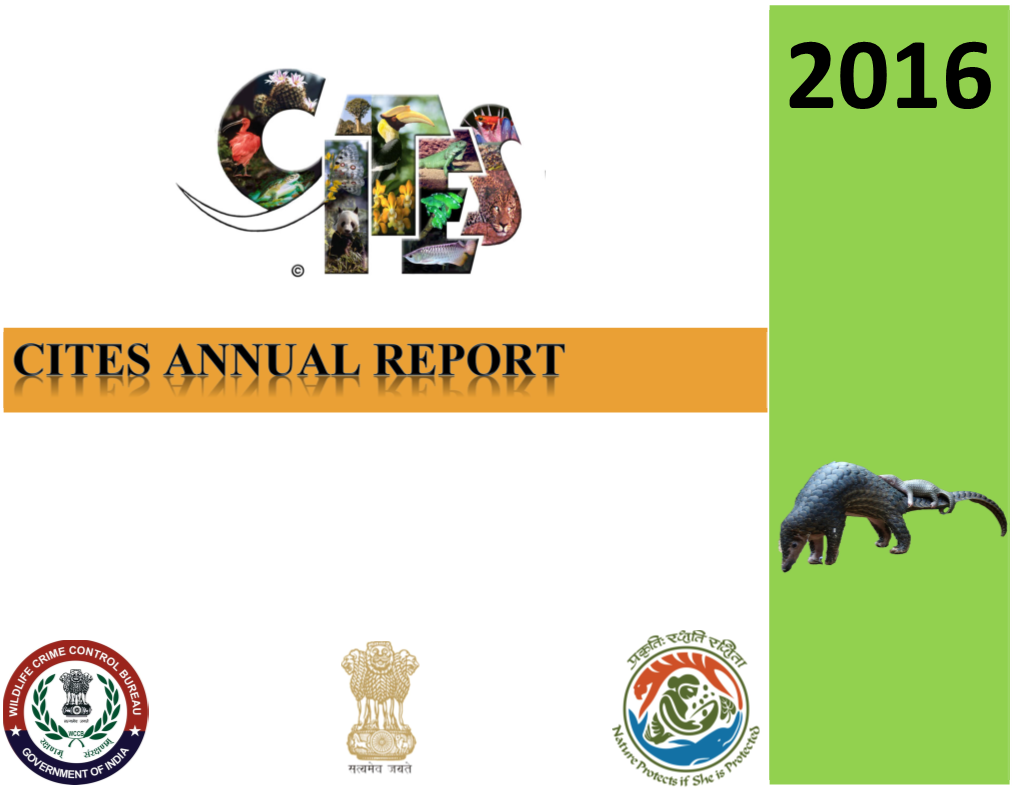 CITES AR 2016 India.Xlsx