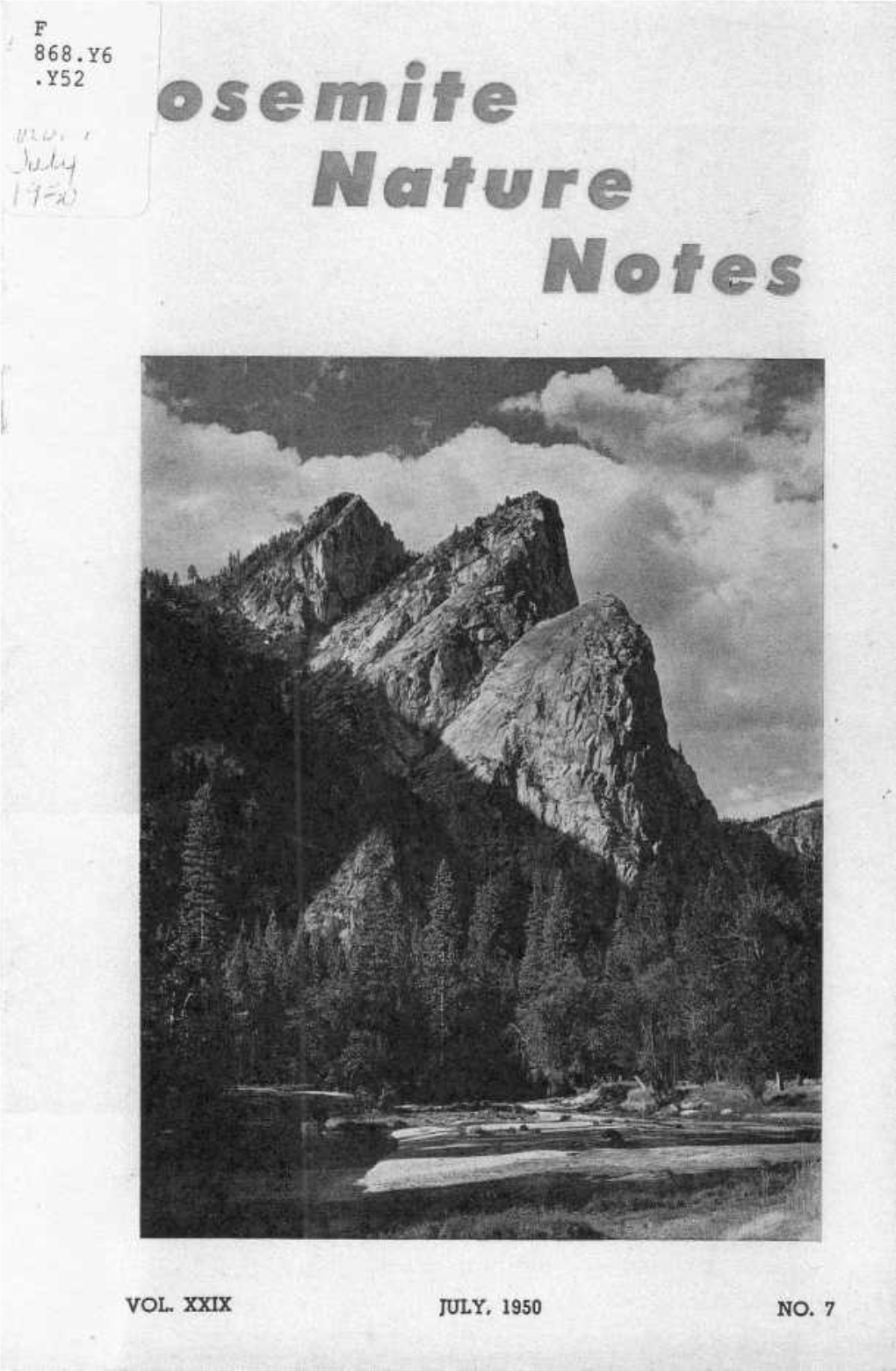 Osemite Nature Notes