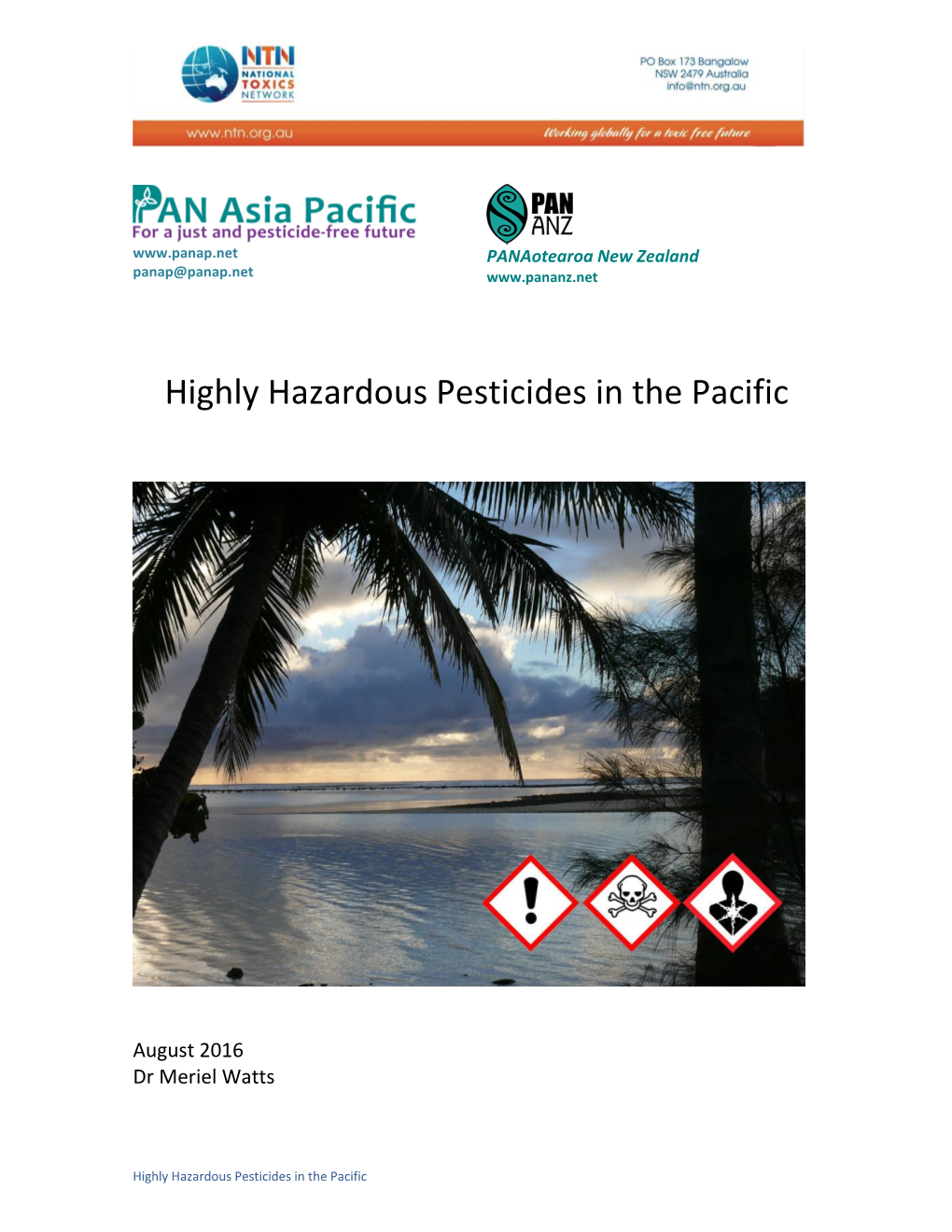 Highly Hazardous Pesticides in the Pacific