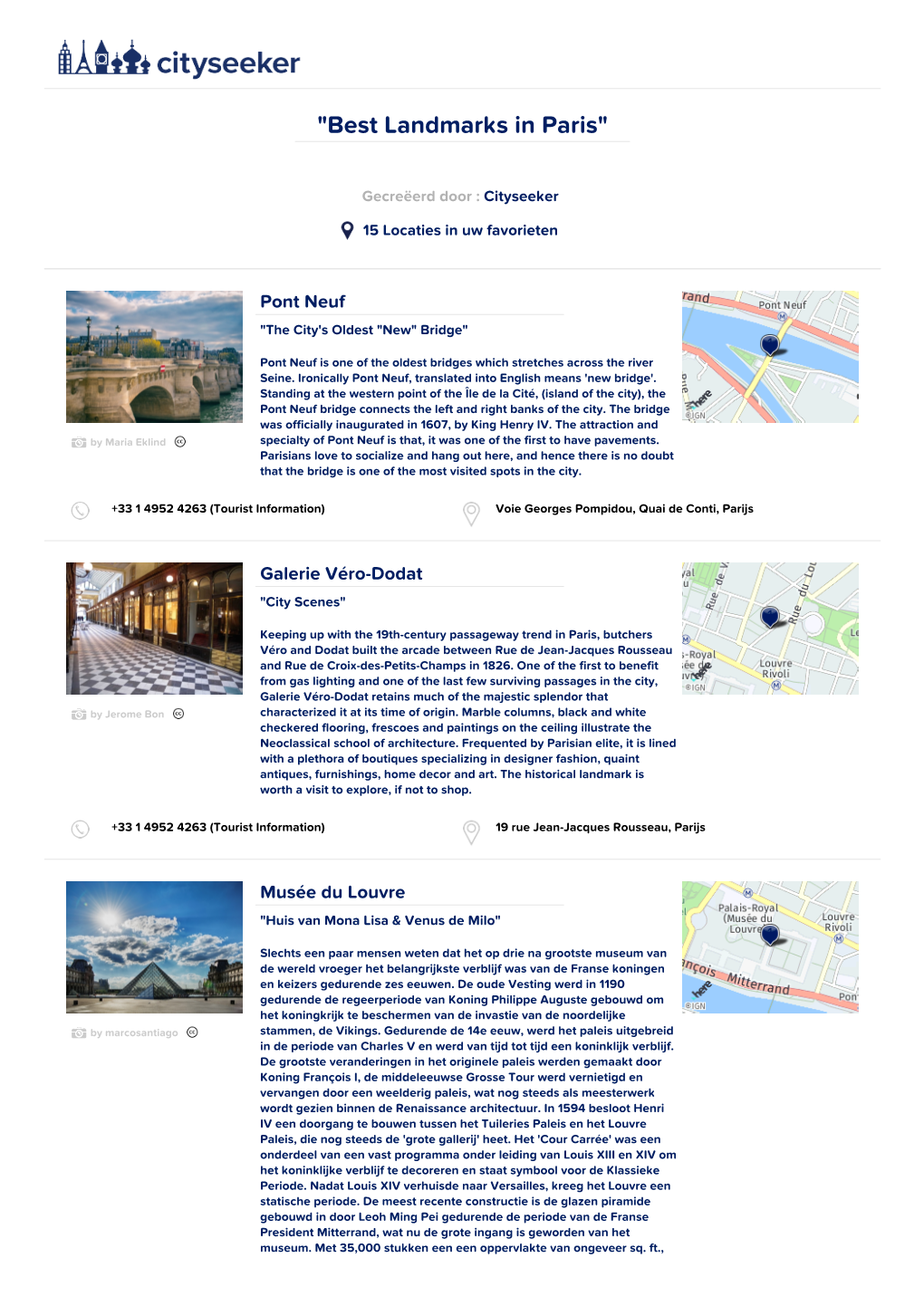 Best Landmarks in Paris