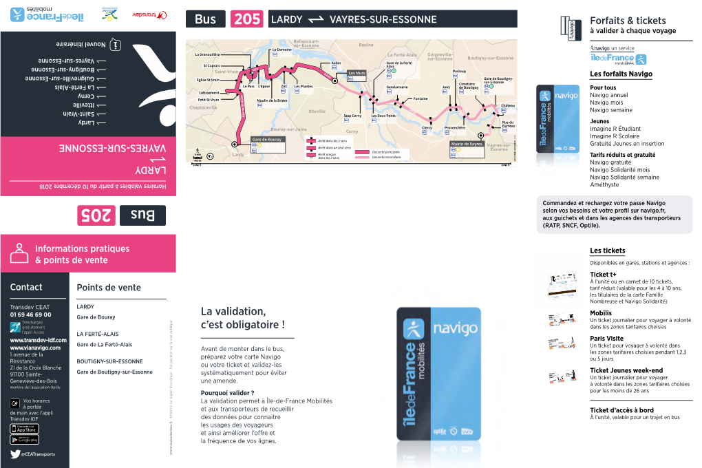 Horaires Ligne