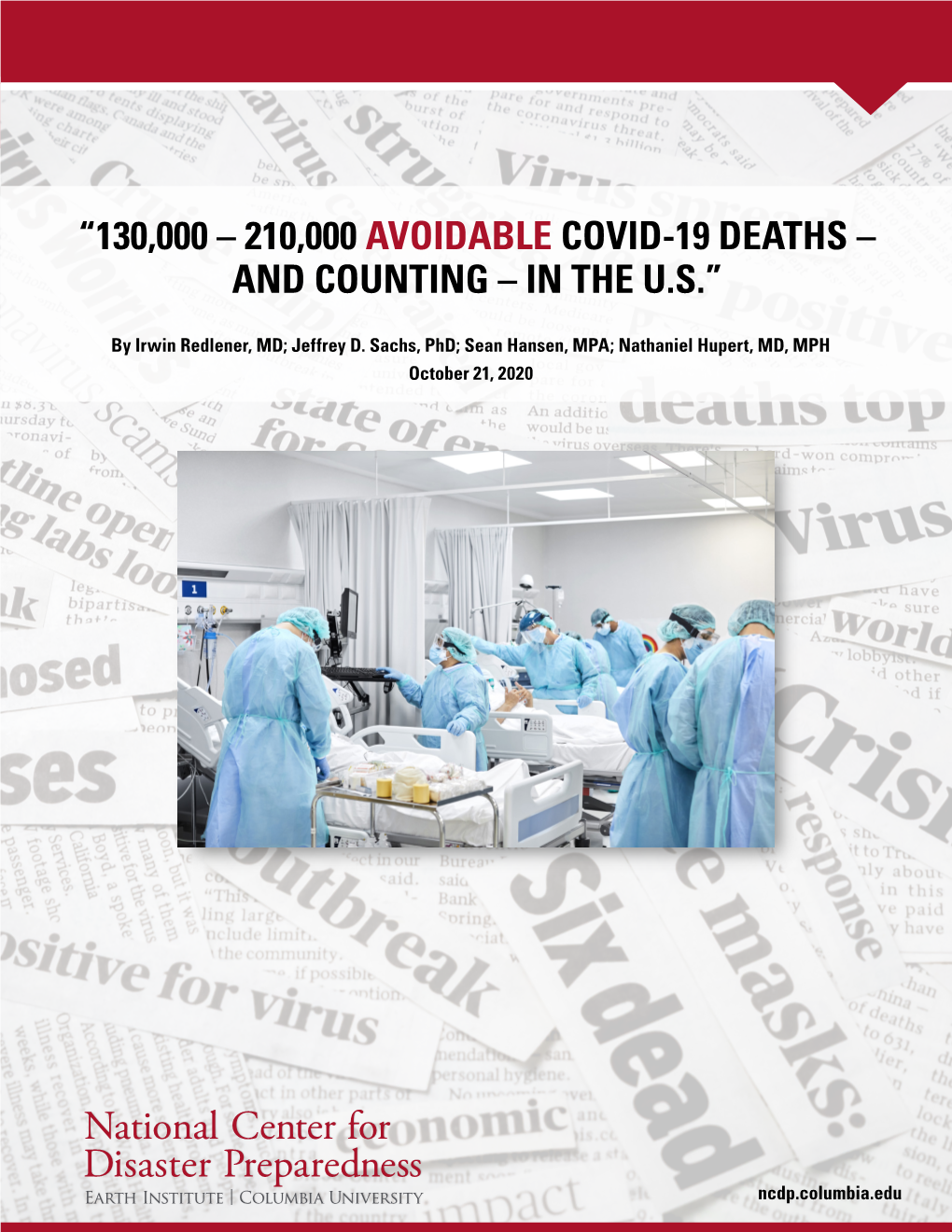 130000 – 210000 Avoidable COVID-19 Deaths