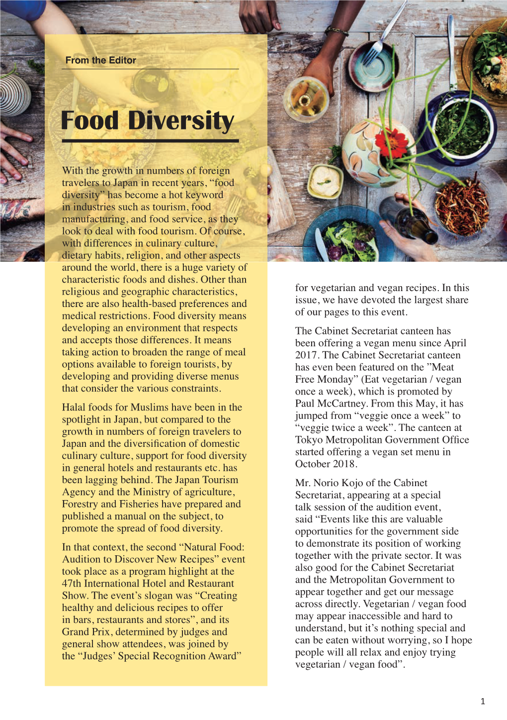 Food Diversity