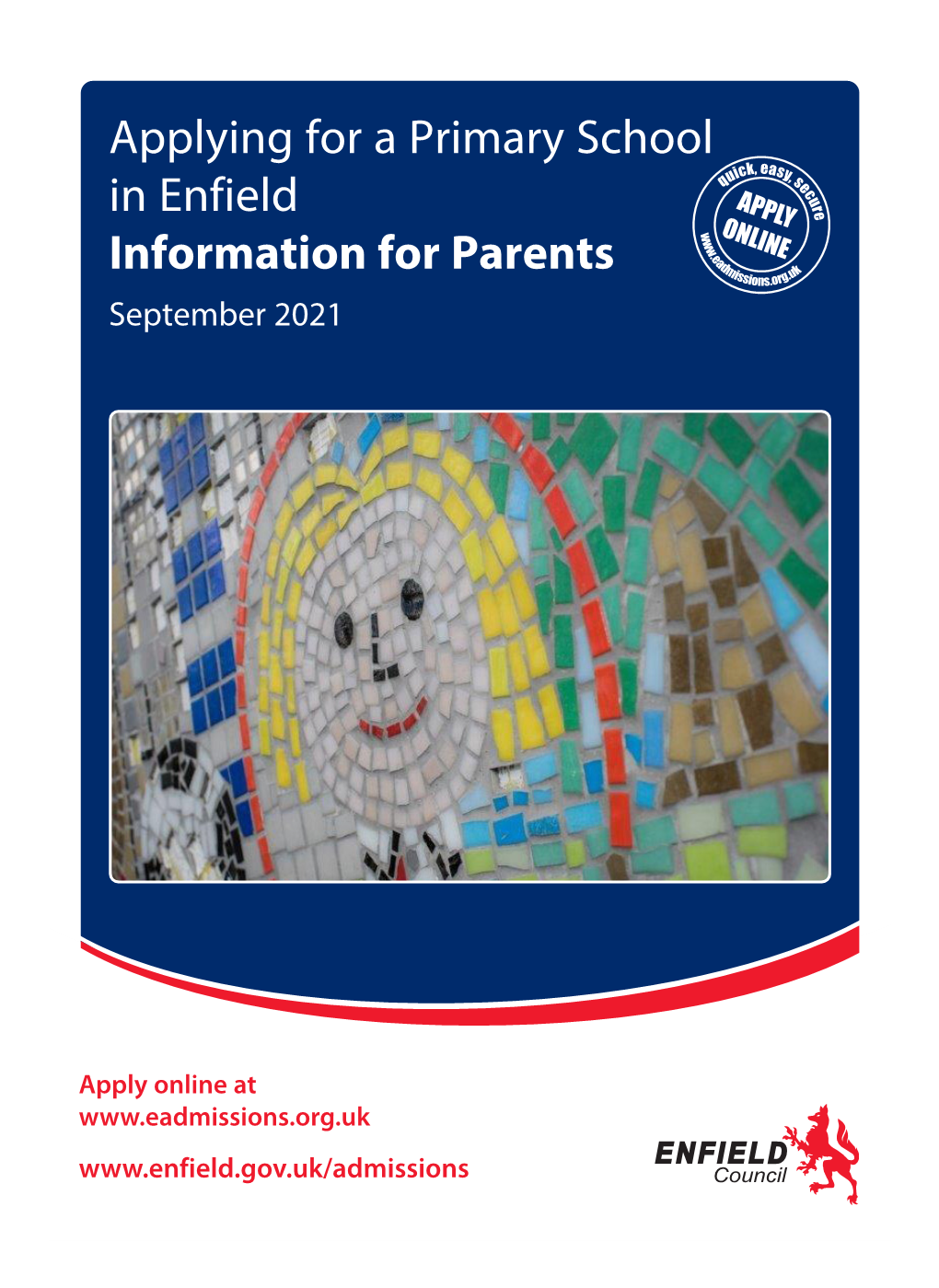 Applying for a Primary School in Enfield Information