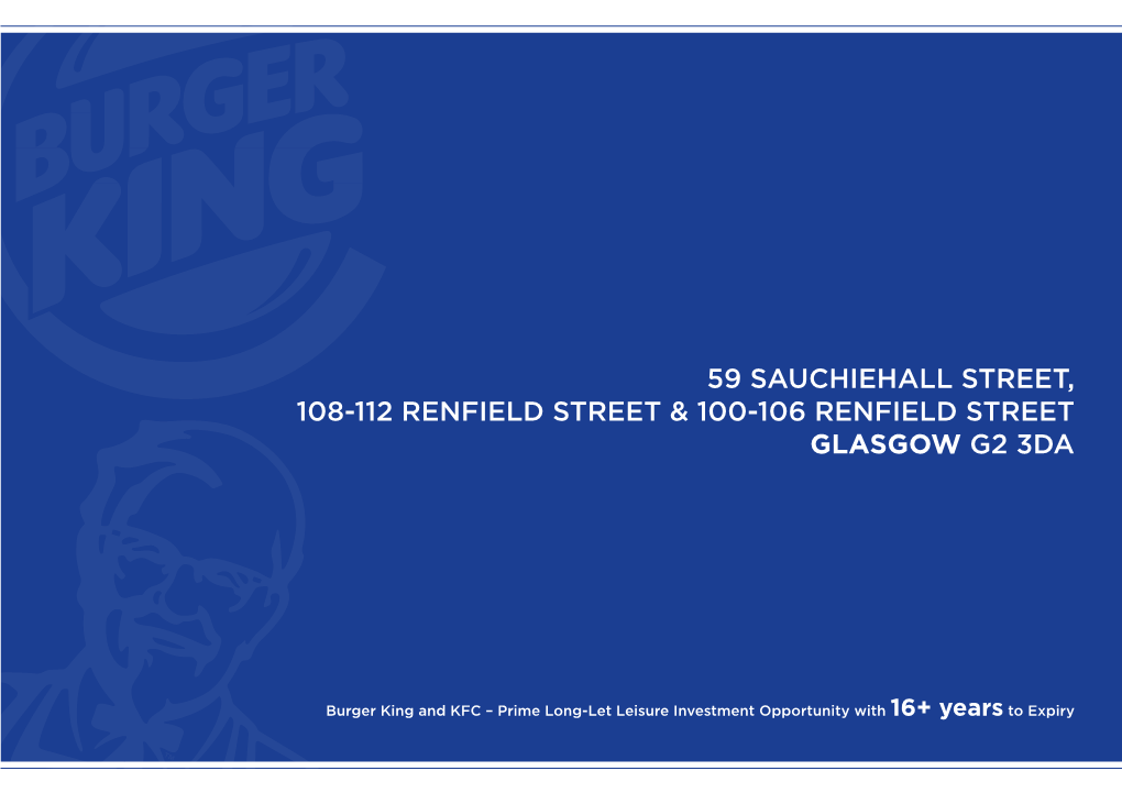 59 Sauchiehall Street, 108-112 Renfield Street & 100-106