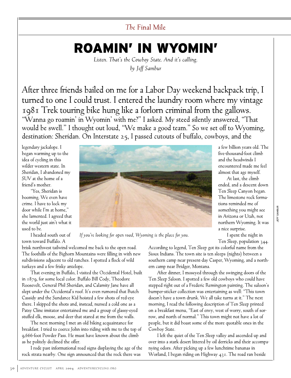 Roamin' in Wyomin'