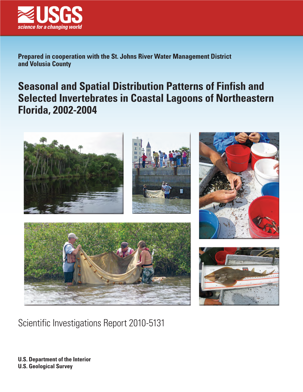 Seasonal and Spatial Distribution Patterns of Finfish and Selected Invertebrates in Coastal Lagoons of Northeastern Florida, 2002-2004