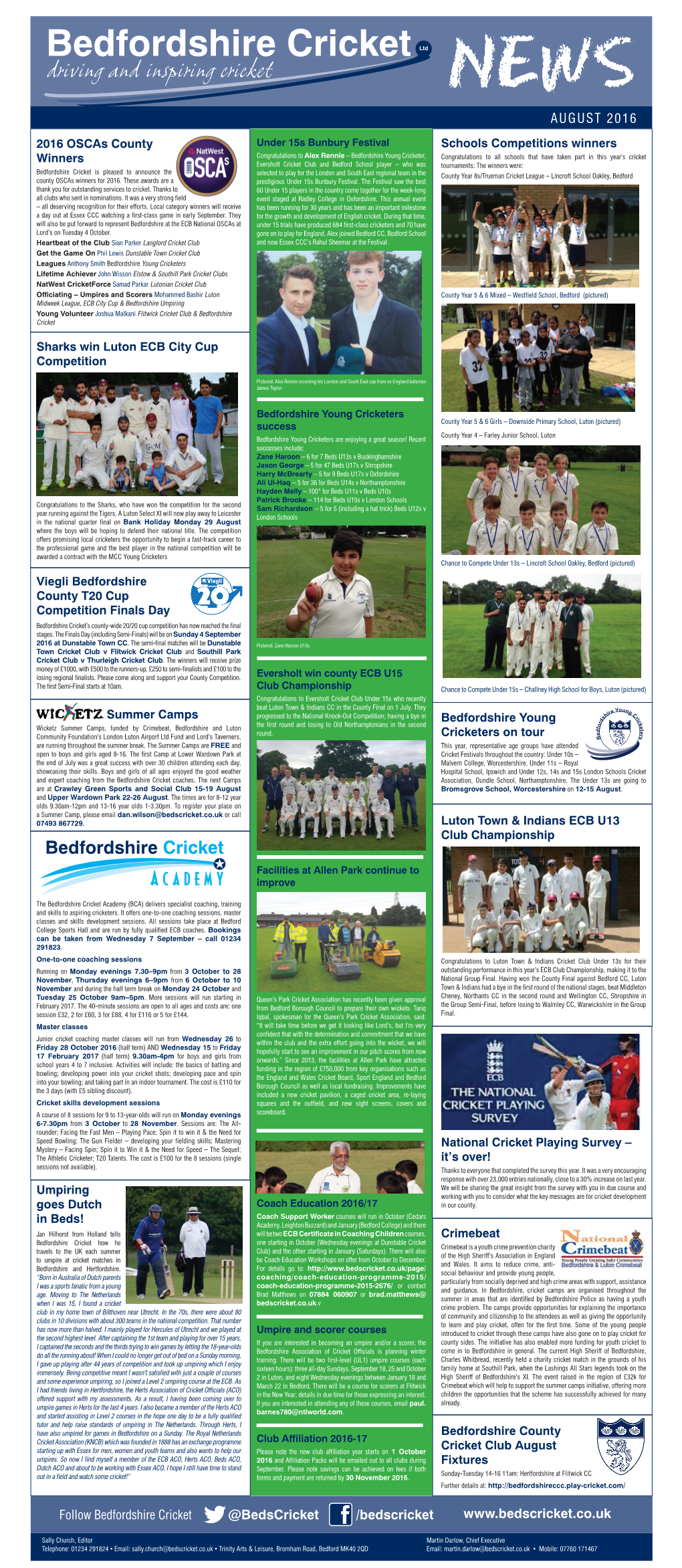 BCL August 2016 Newsletter.Indd