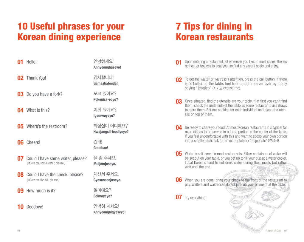 10 Useful Phrases for Your Korean Dining Experience