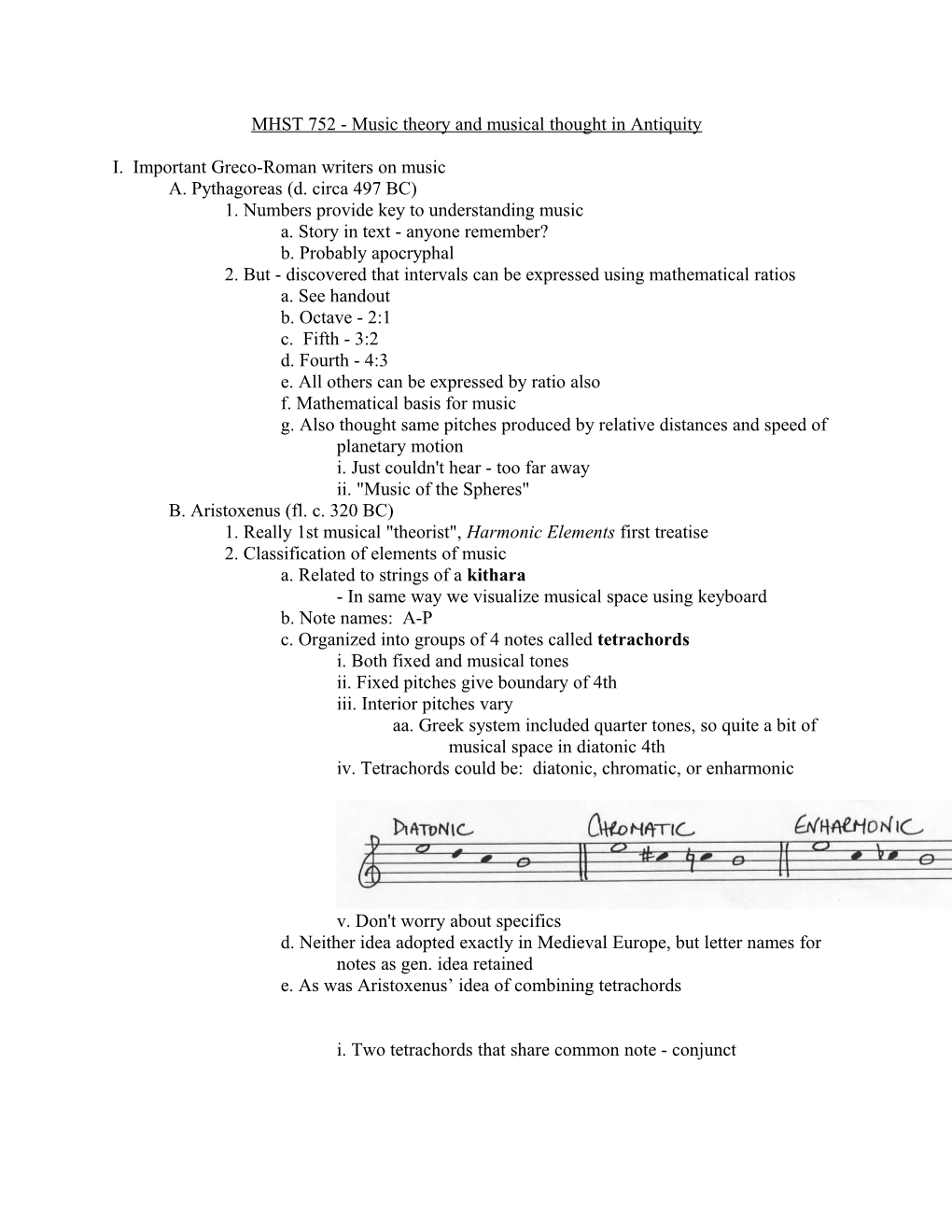 MU 41 Lecture 2 - Music of Antiquity