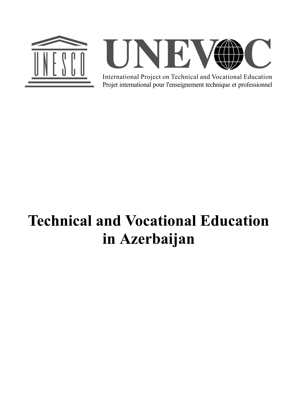 Technical and Vocational Education in Azerbaijan