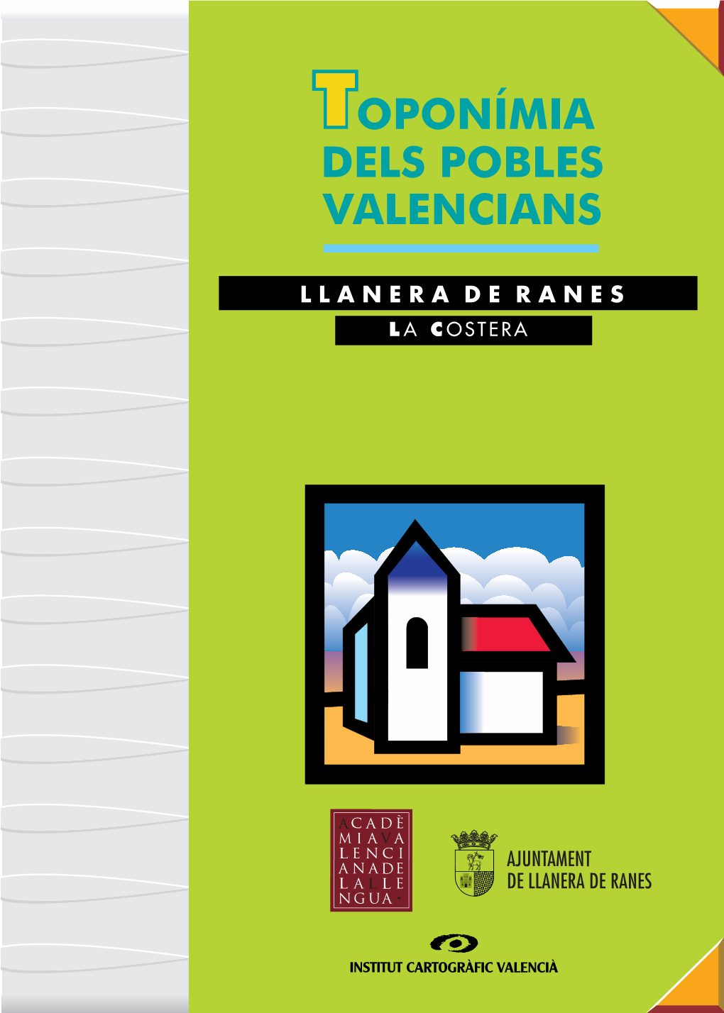 LLANERA DE RANES | Toponímia Dels Pobles Valencians