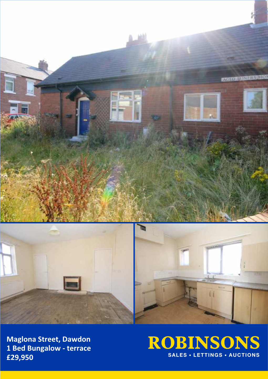 Maglona Street, Dawdon 1 Bed Bungalow