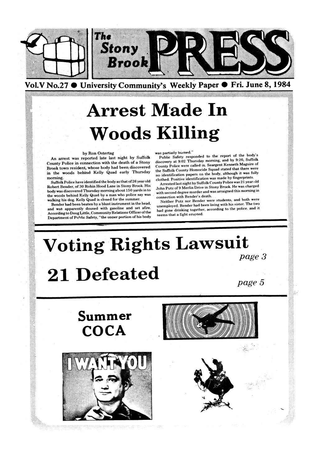 The Stony Brook Press July31 &Aug I Wizards & Watership Down