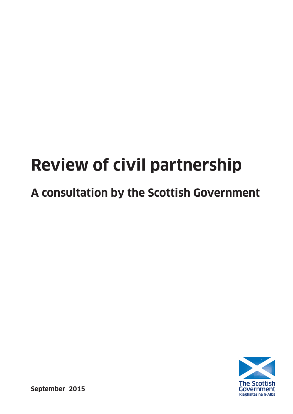 Review of Civil Partnership