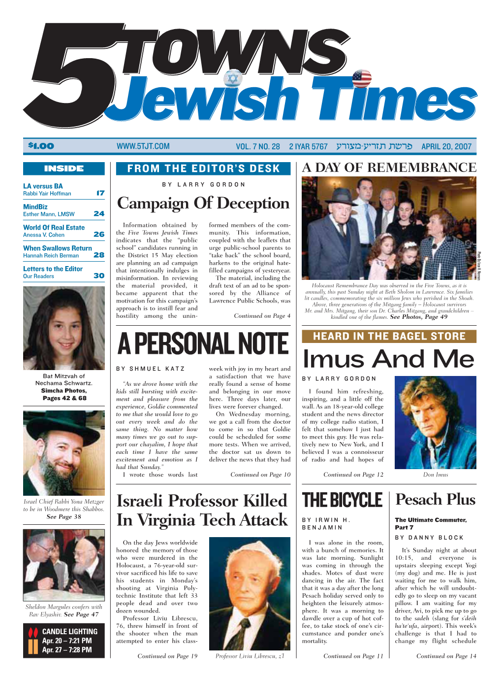 The 5 Towns Jewish Times