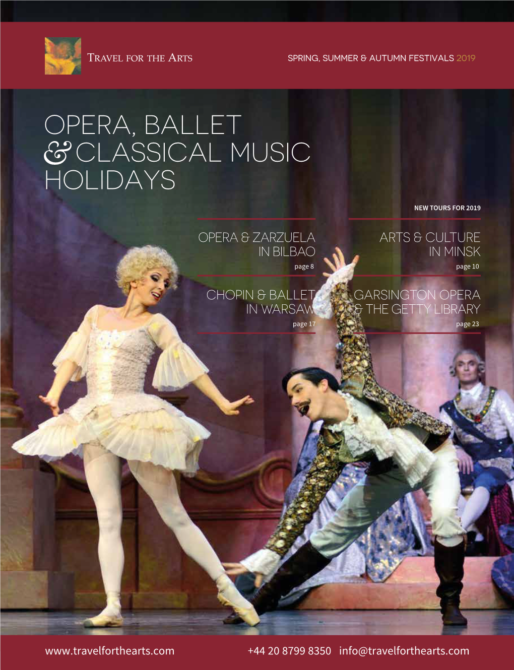 Opera, Ballet Classical Music Holidays