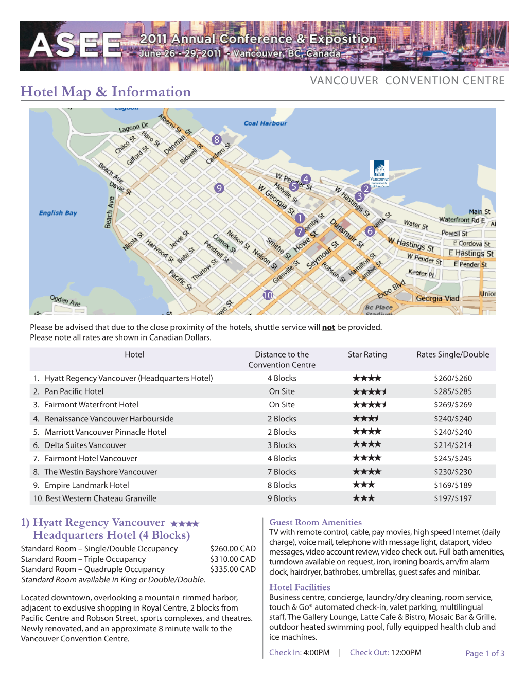 Hotel Map & Information