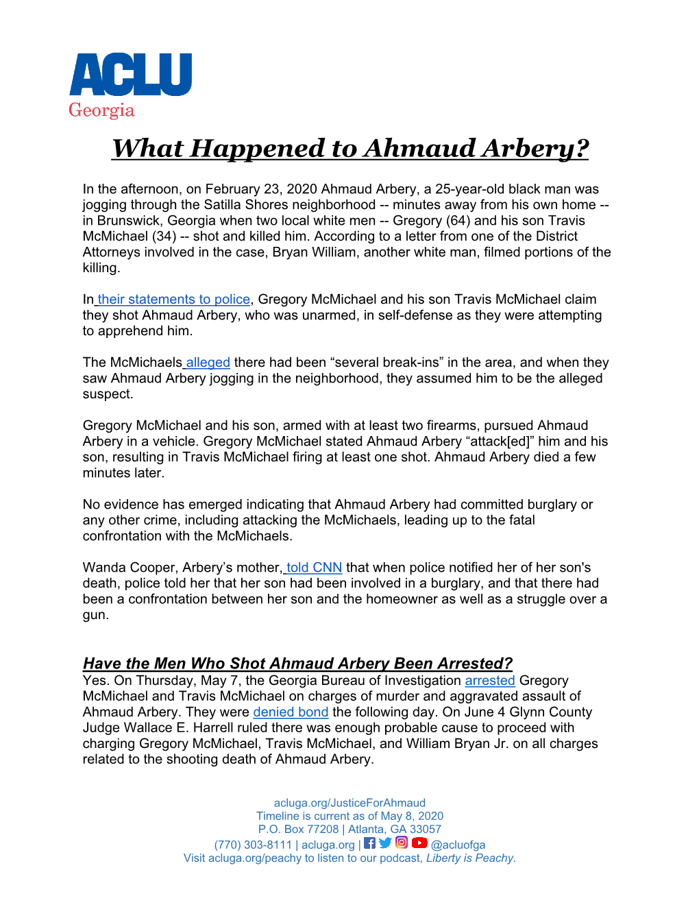 What Happened to Ahmaud Arbery?