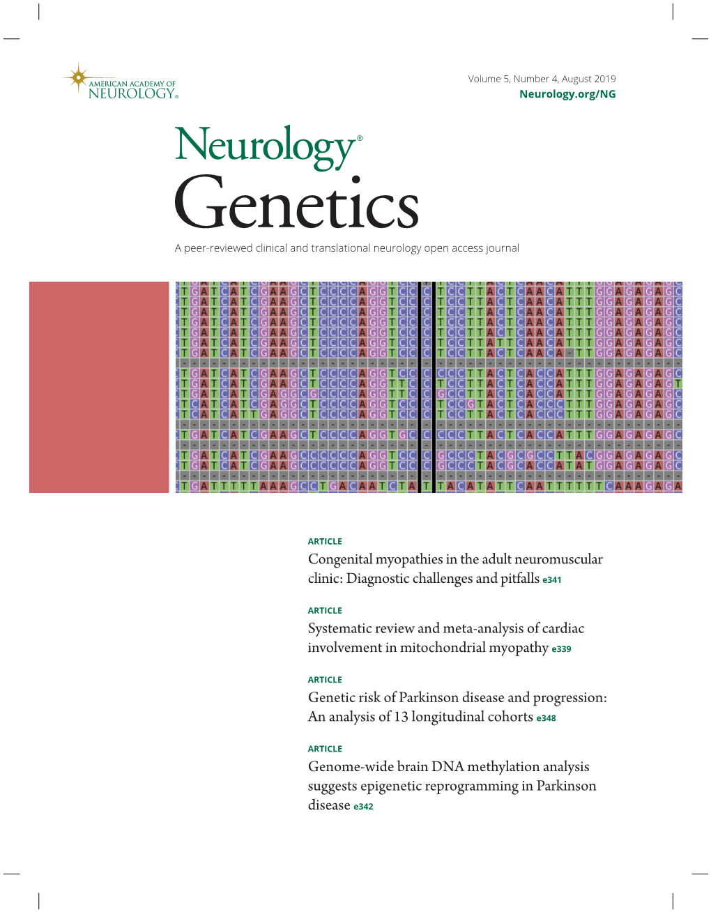 Congenital Myopathies in the Adult Neuromuscular Clinic: Diagnostic Challenges and Pitfalls E341