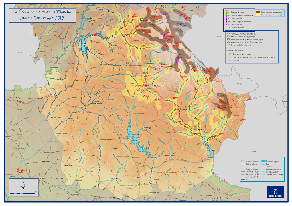 La Pesca En Castilla-La Mancha. Cuenca. Temporada 2013