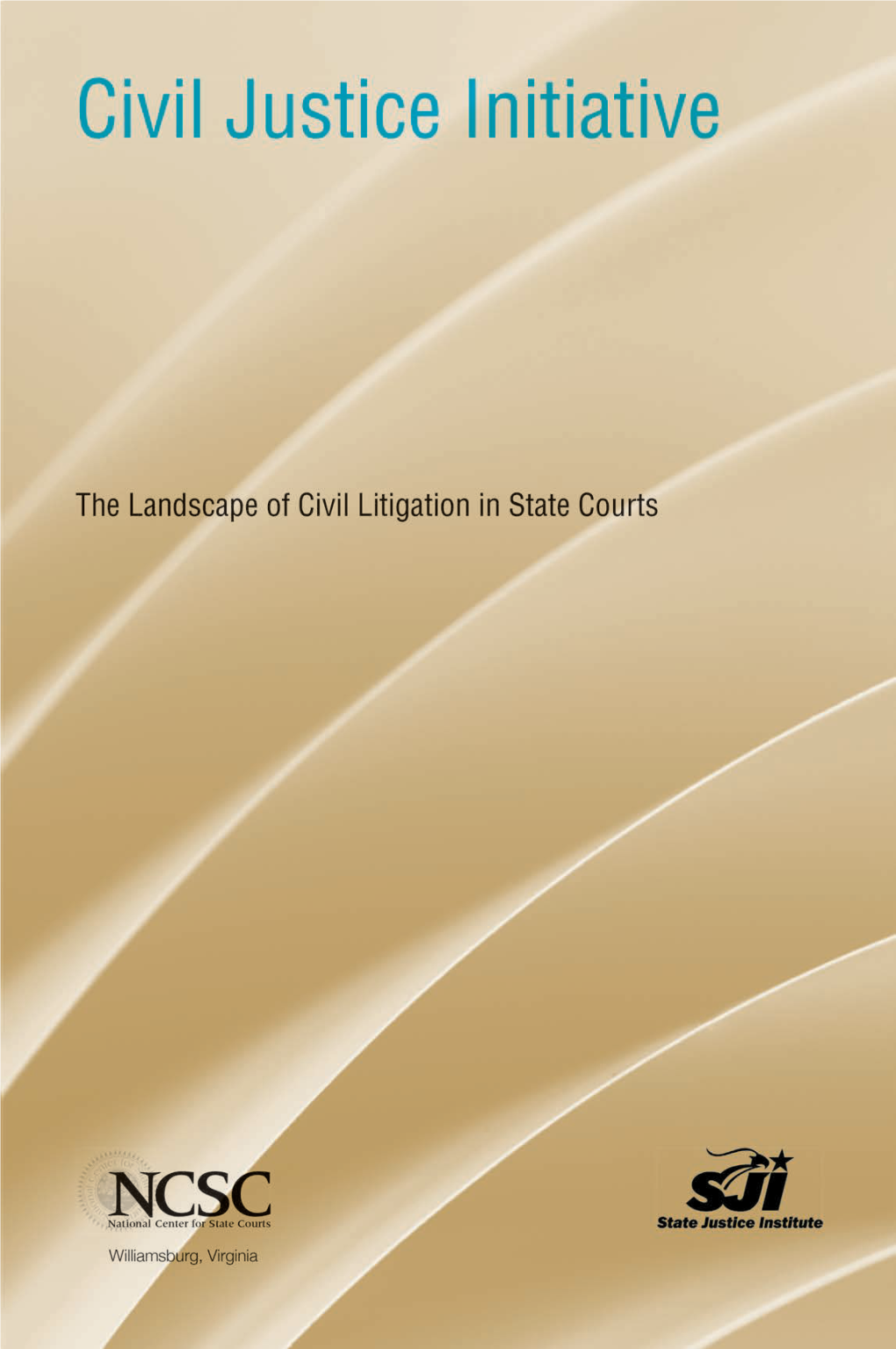 Landscape of Civil Litigation in State Courts for the Committee Members