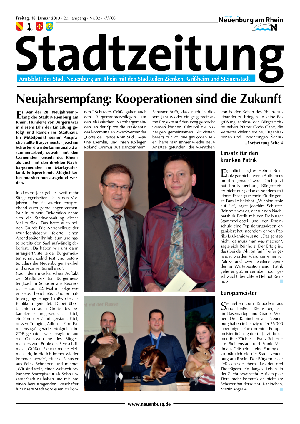 Stadtzeitung 2013 KW 03