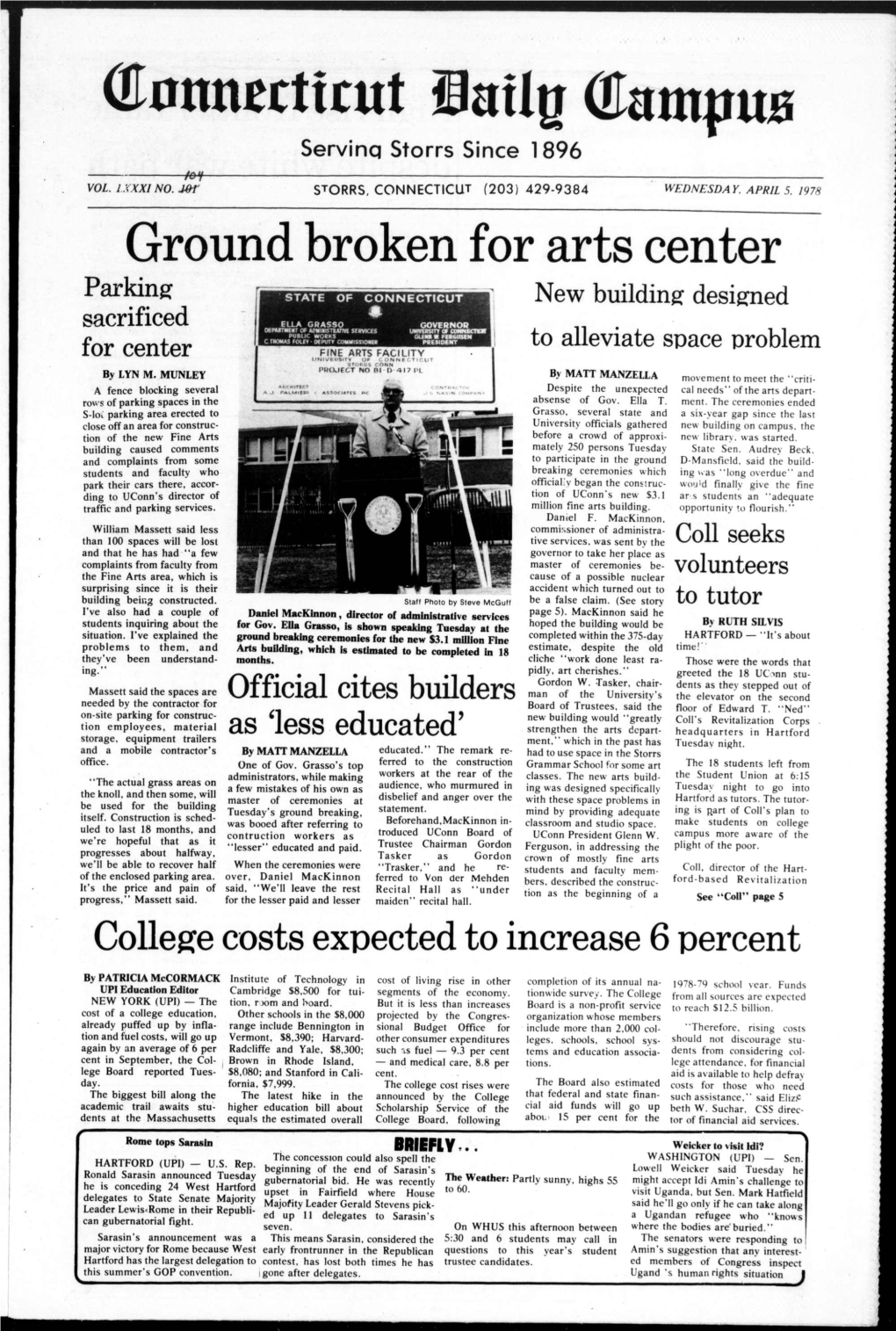 Ground Broken for Arts Center